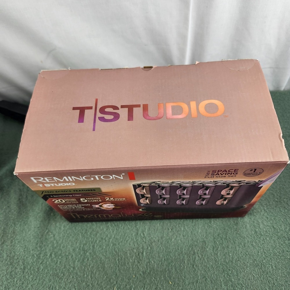 Remington H9100s T-studio Thermaluxe Ceramic Hair Setter - Pink - Picture 9 of 12